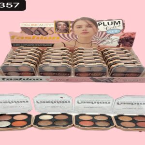 PALETA DE SOMBRAS 4 TONOS 24 PIEZAS ES6357