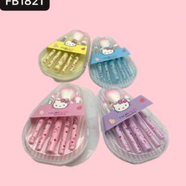 SET 5 BROCHAS KITTY 12 PIEZAS FB1821