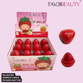 BALSAMO LABIAL FRESA 24 PIEZAS LB3145