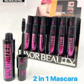 MASCARA PARA PESTAÑAS VOLUMIZAR 2 PASOS 24 PIEZAS MA301BL