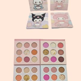 SET PALETA DE SOMBRAS 9 TONOS 4 PIEZAS ES6430