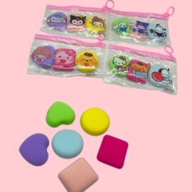 PUFF APLICADOR SANRIO 12 PIEZAS FB1830