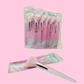 BROCHA CON MANGO TRANSPARENTE 12 PIEZAS FB1841