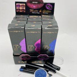 Glitter Para Labios Incluye Pegamento 12 Piezas LG3310