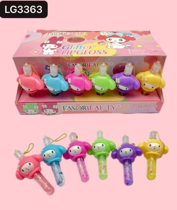 Gloss Con Glitter My Melody 24 Piezas LG3363