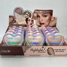 Iluminador de corazón 12 pz 6677