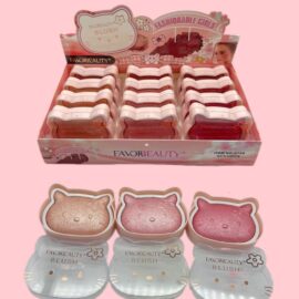 Rubor compacto Kitty 12 pz 6769