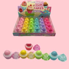 Lip balm cupcake 24 pz LB3525