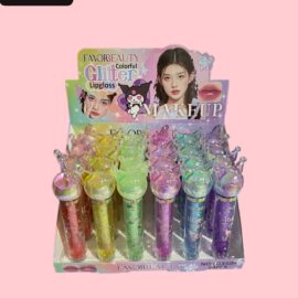 Gloss Con Glitter Cabeza Kuromy 24 Piezas LG3509