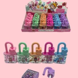 Lip gloss candados 24 pz LG3656