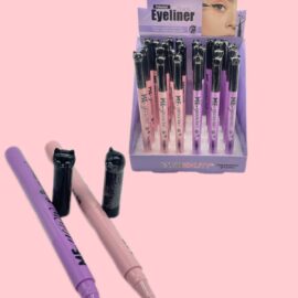 Delineador en plumín negro 24 pz EB7203